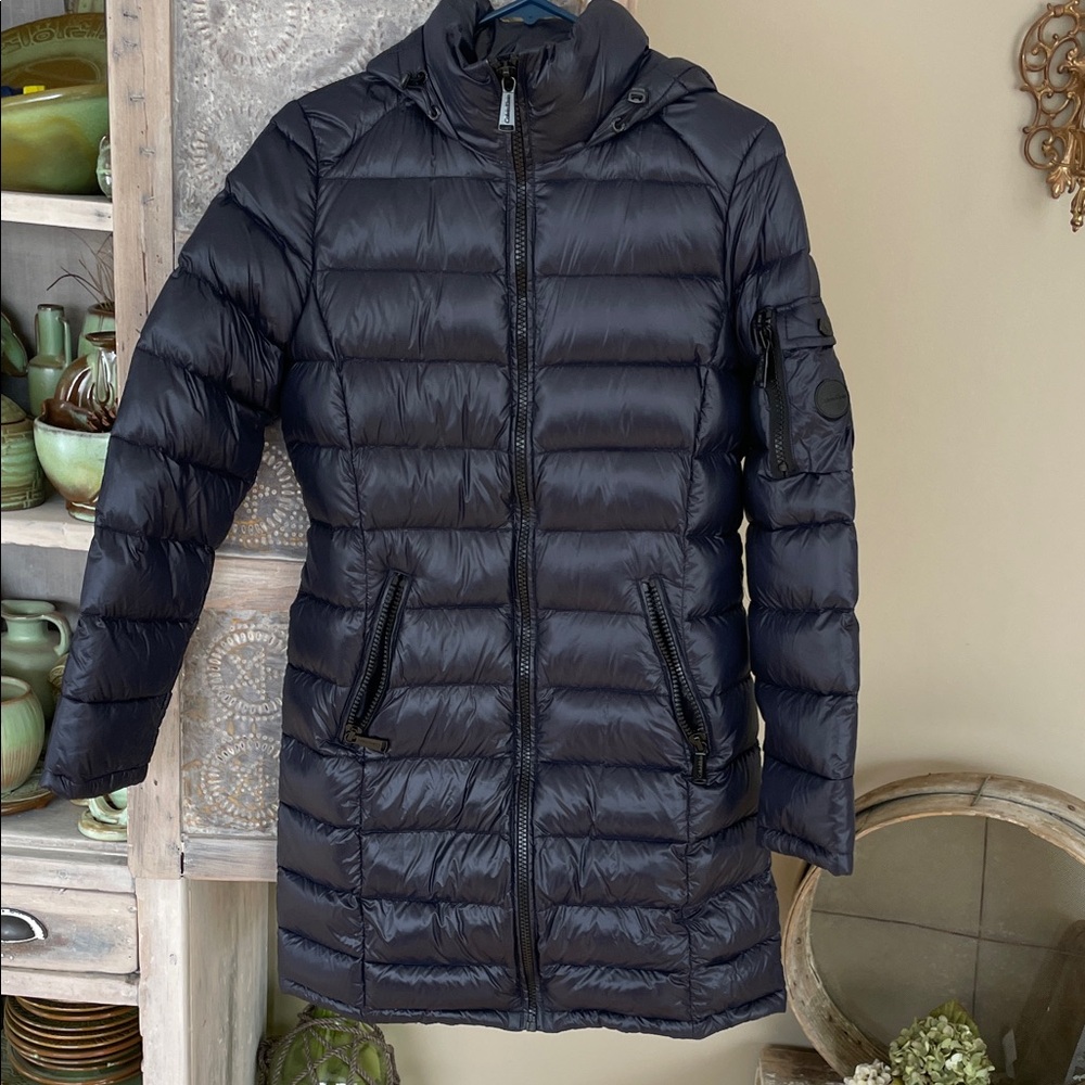 Women’s Navy Puffer Jacket